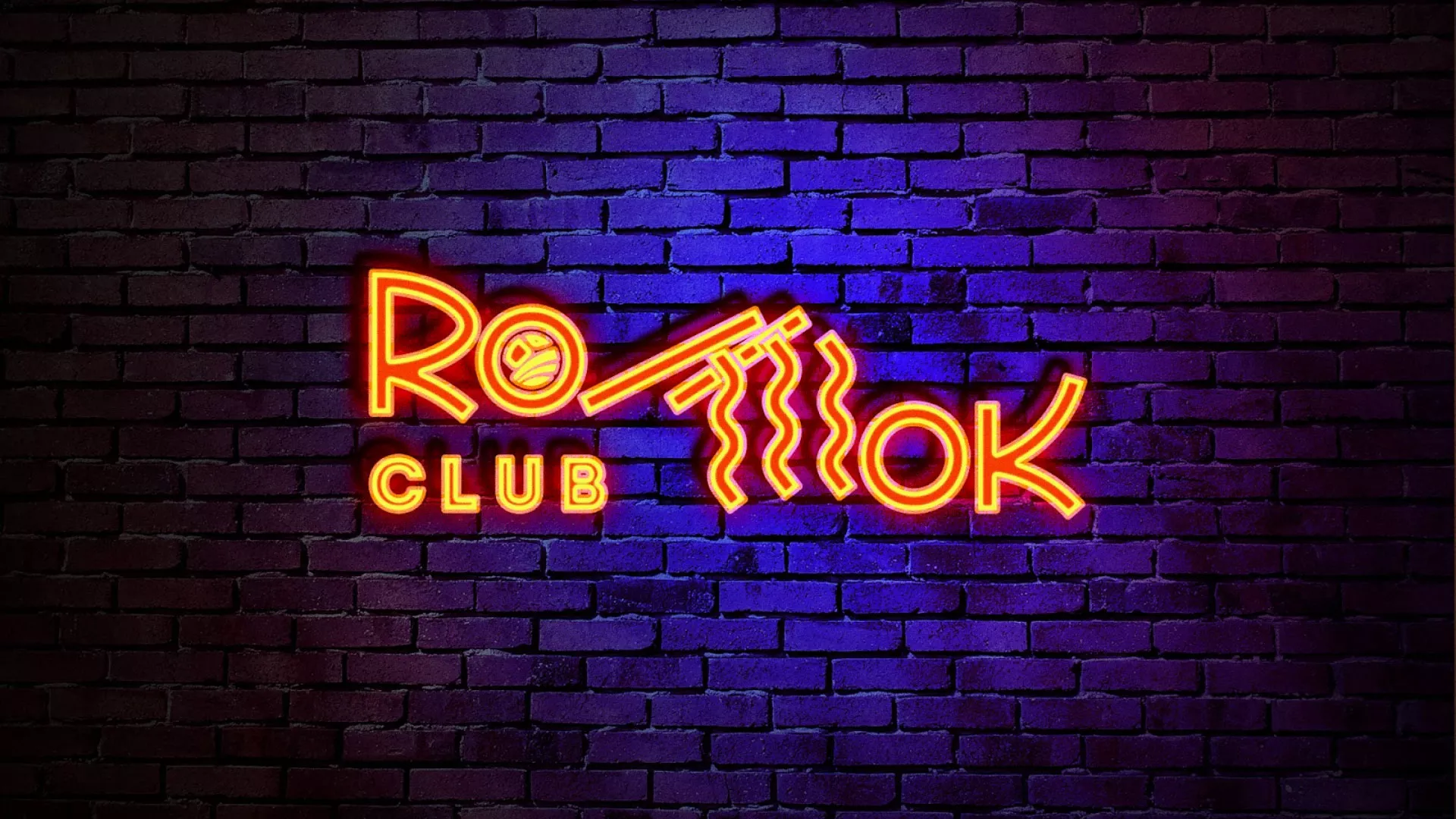 Разработка интерьерной вывески суши-бара «Roll Wok Club» в Саранске